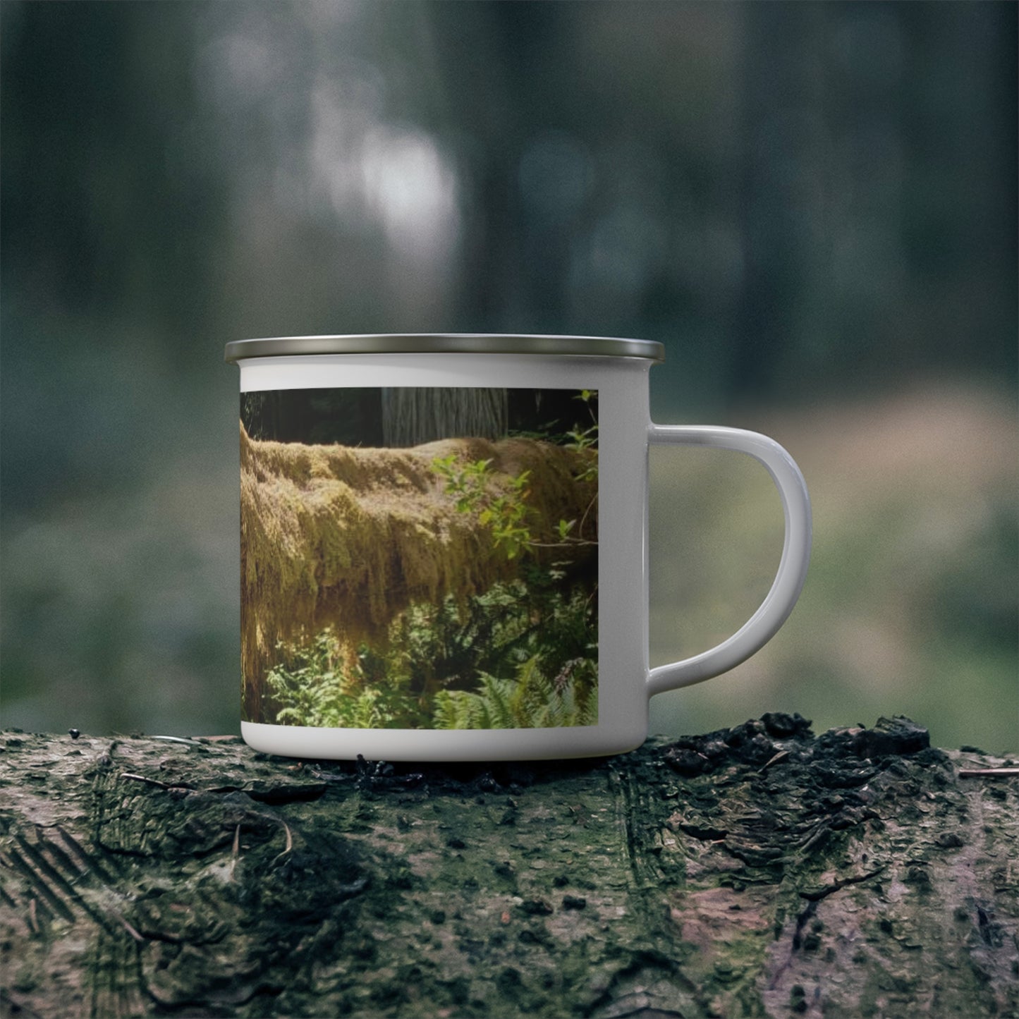 Enamel Camping Mug Redwood Tree