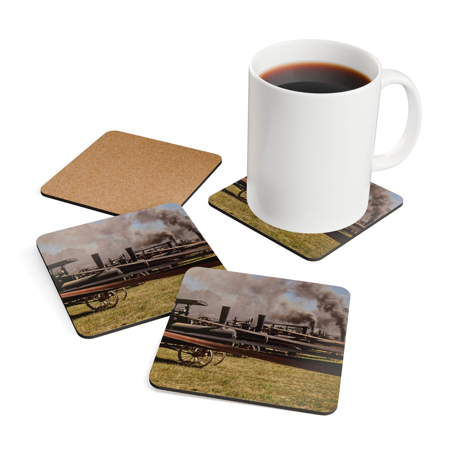 Corkwood Coaster Set