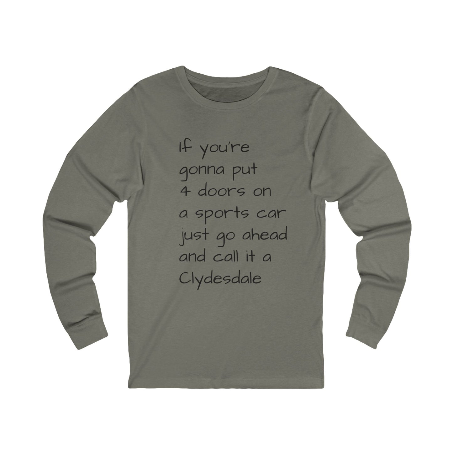 Unisex Jersey Long Sleeve Tee for vintage car owners