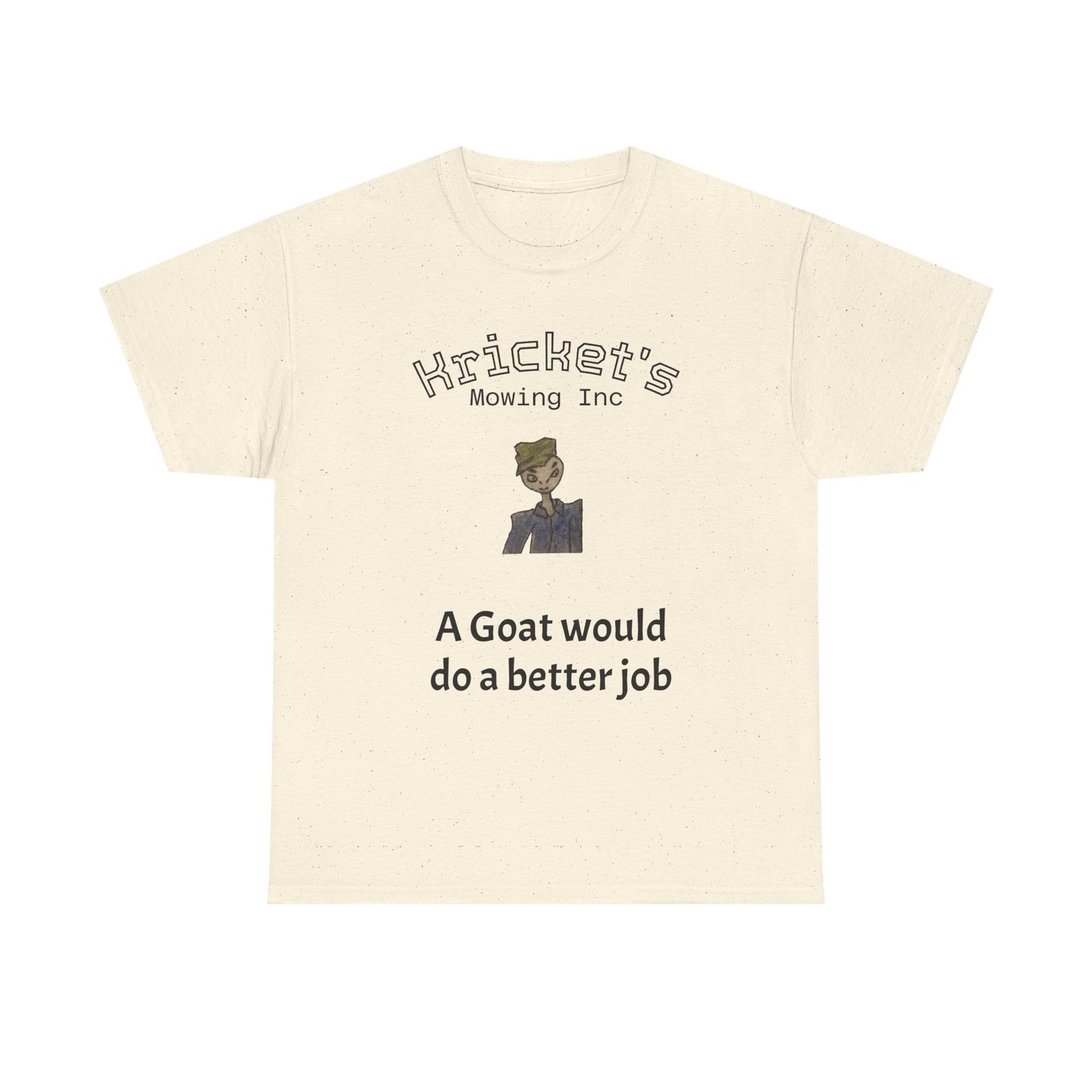 Unisex Heavy Cotton Tee Kricket's Mowing Inc