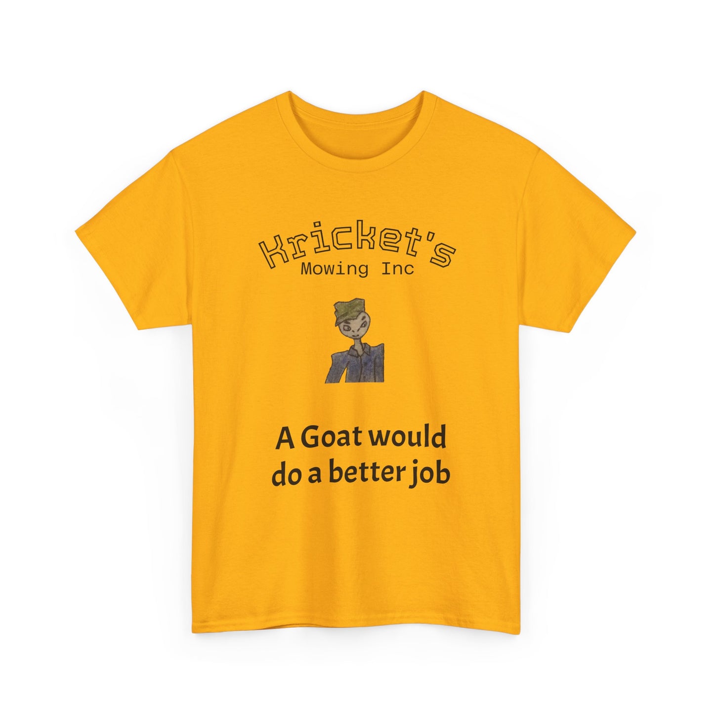 Unisex Heavy Cotton Tee Kricket's Mowing Inc