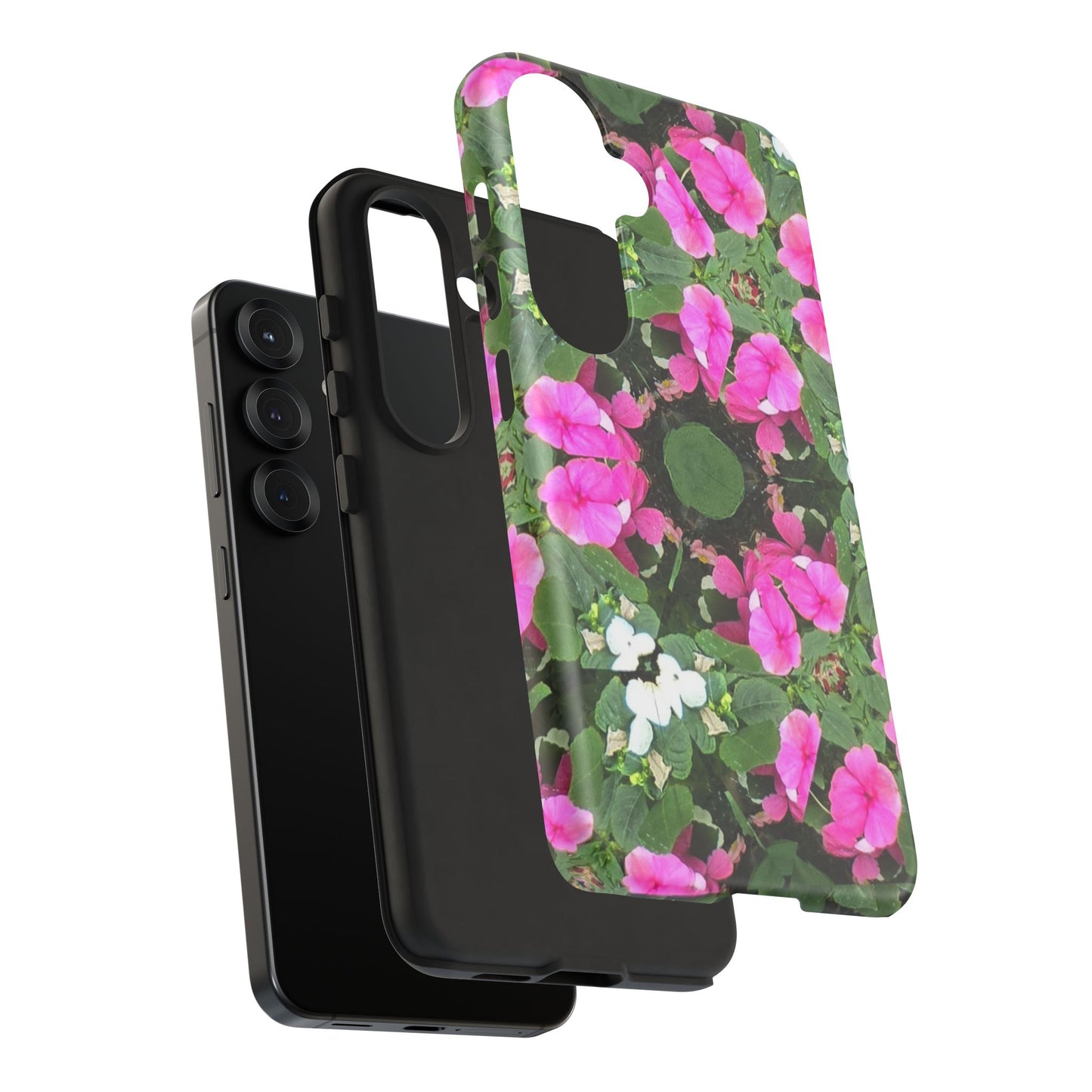 Tough Cases flowered kaleidoscope phone case