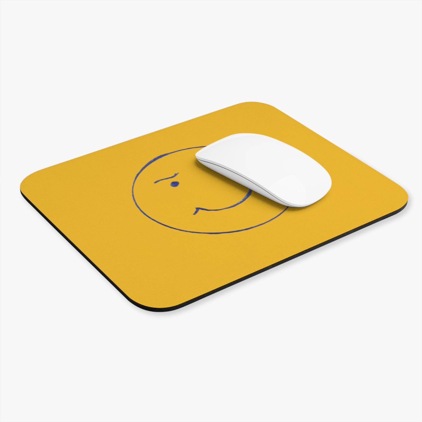 Mouse Pad with smiley face