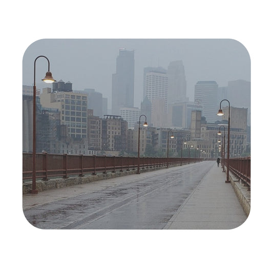 Mouse Pad Cityscape in the Rain