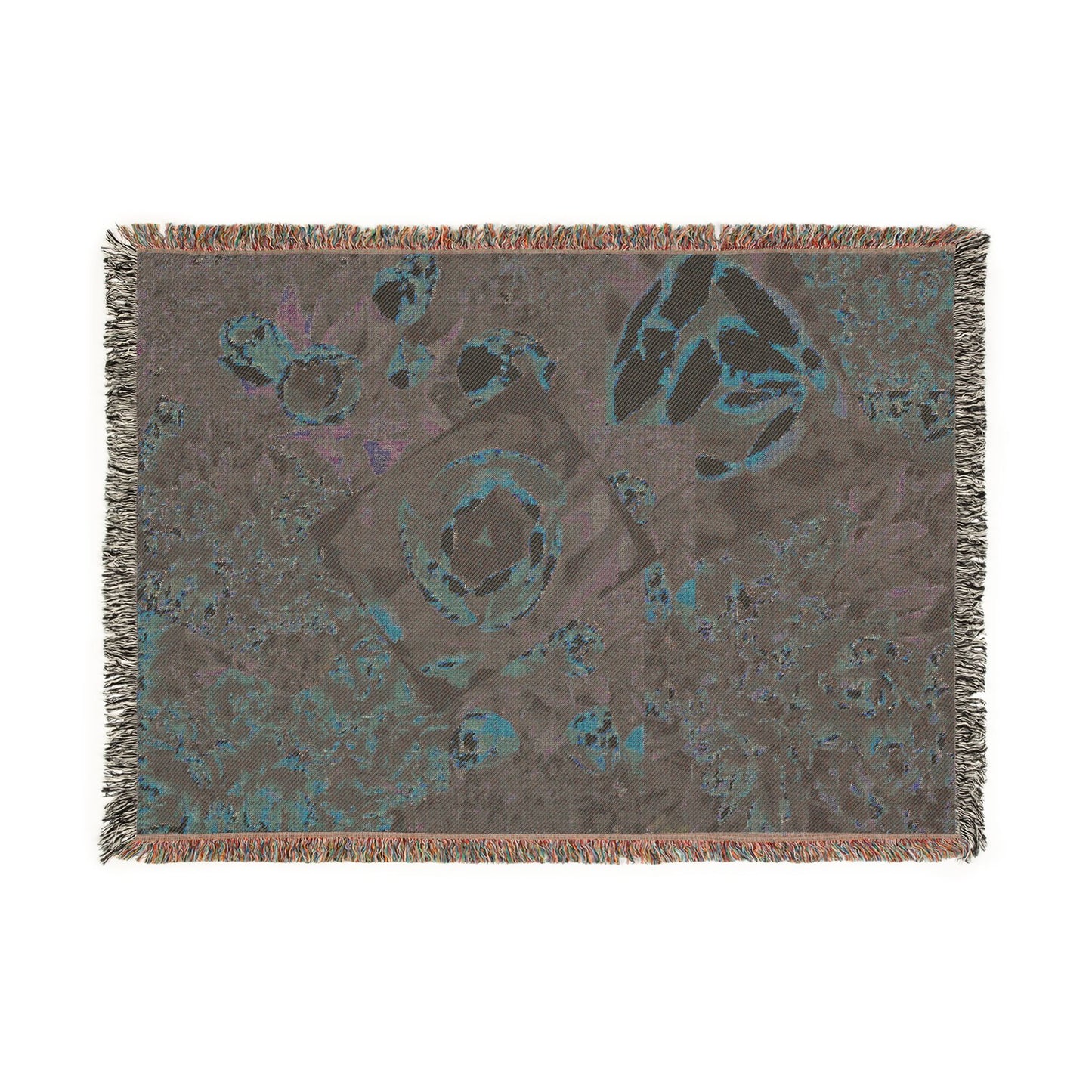 Flowers on a Woven Blanket