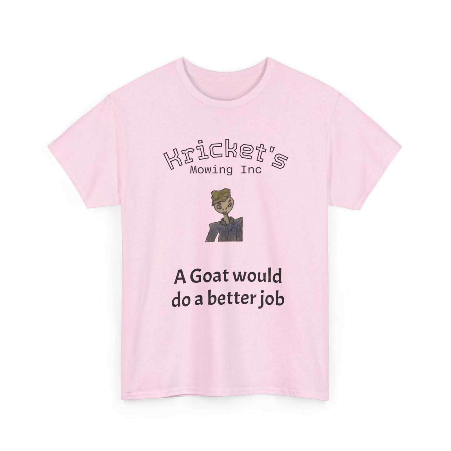 Unisex Heavy Cotton Tee Kricket's Mowing Inc