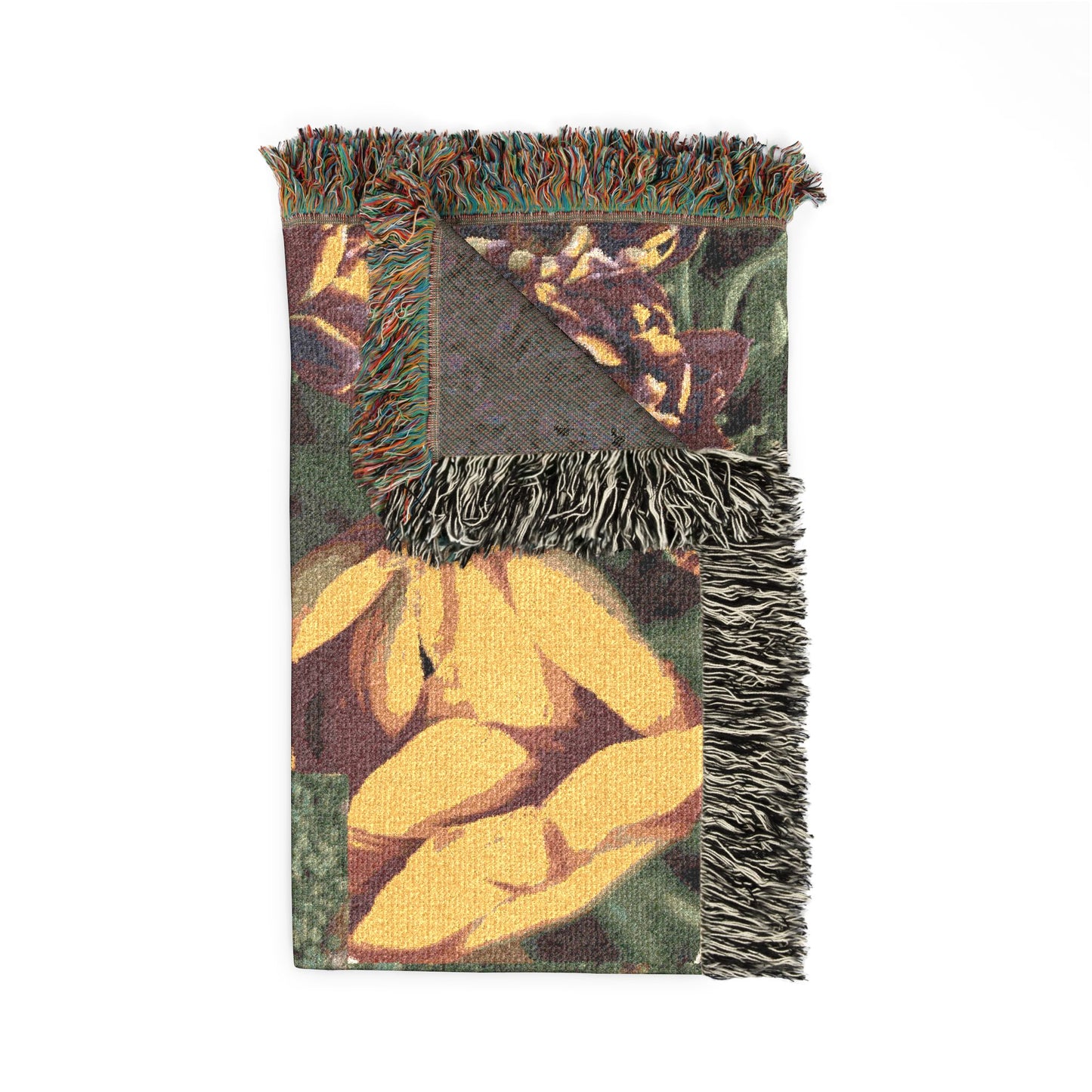 Flowers on a Woven Blanket