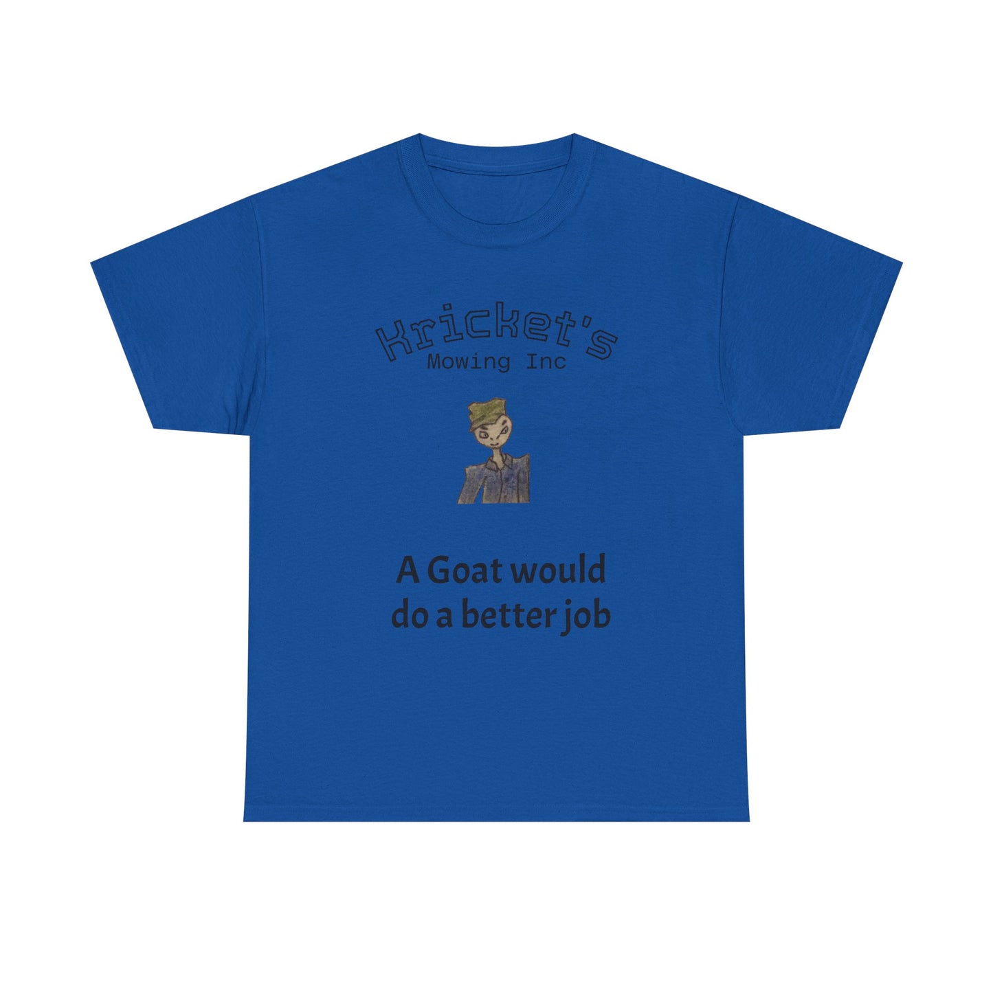 Unisex Heavy Cotton Tee Kricket's Mowing Inc