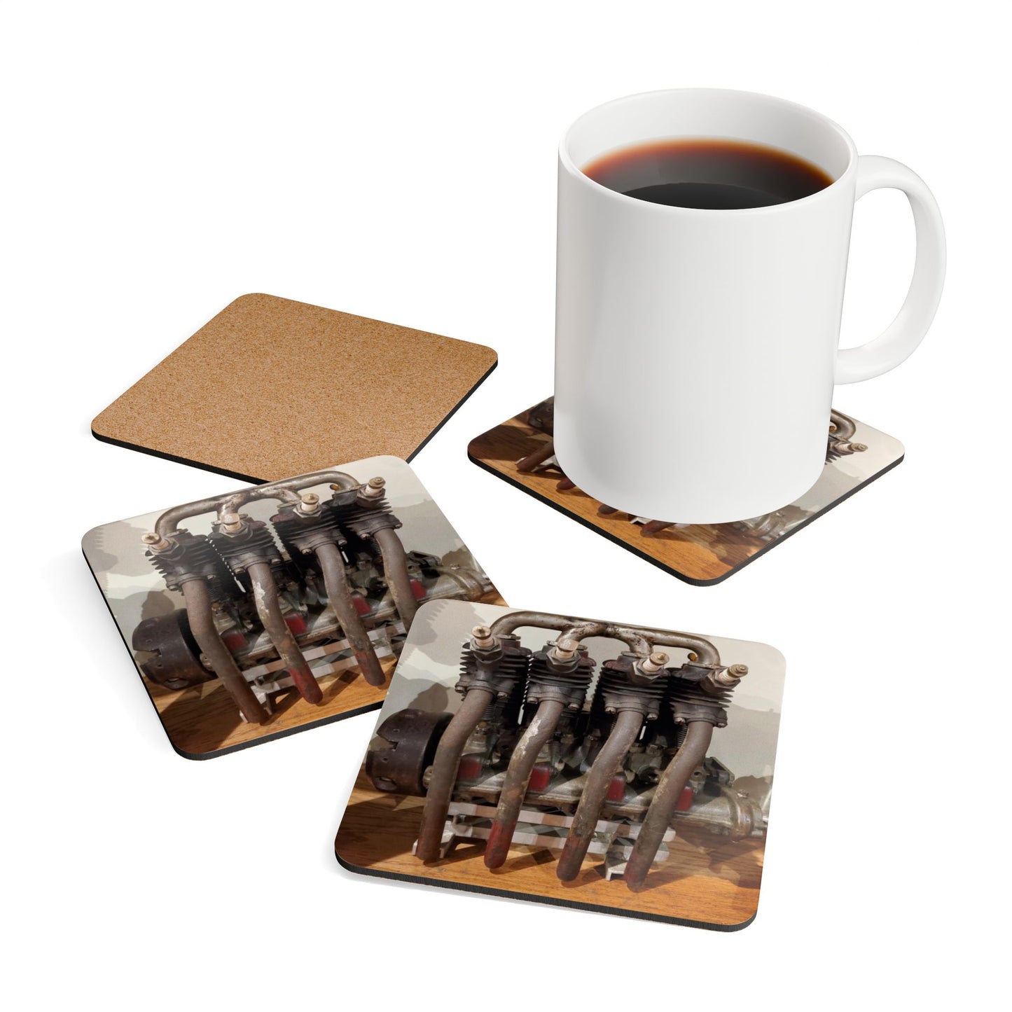 Corkwood Coaster Set