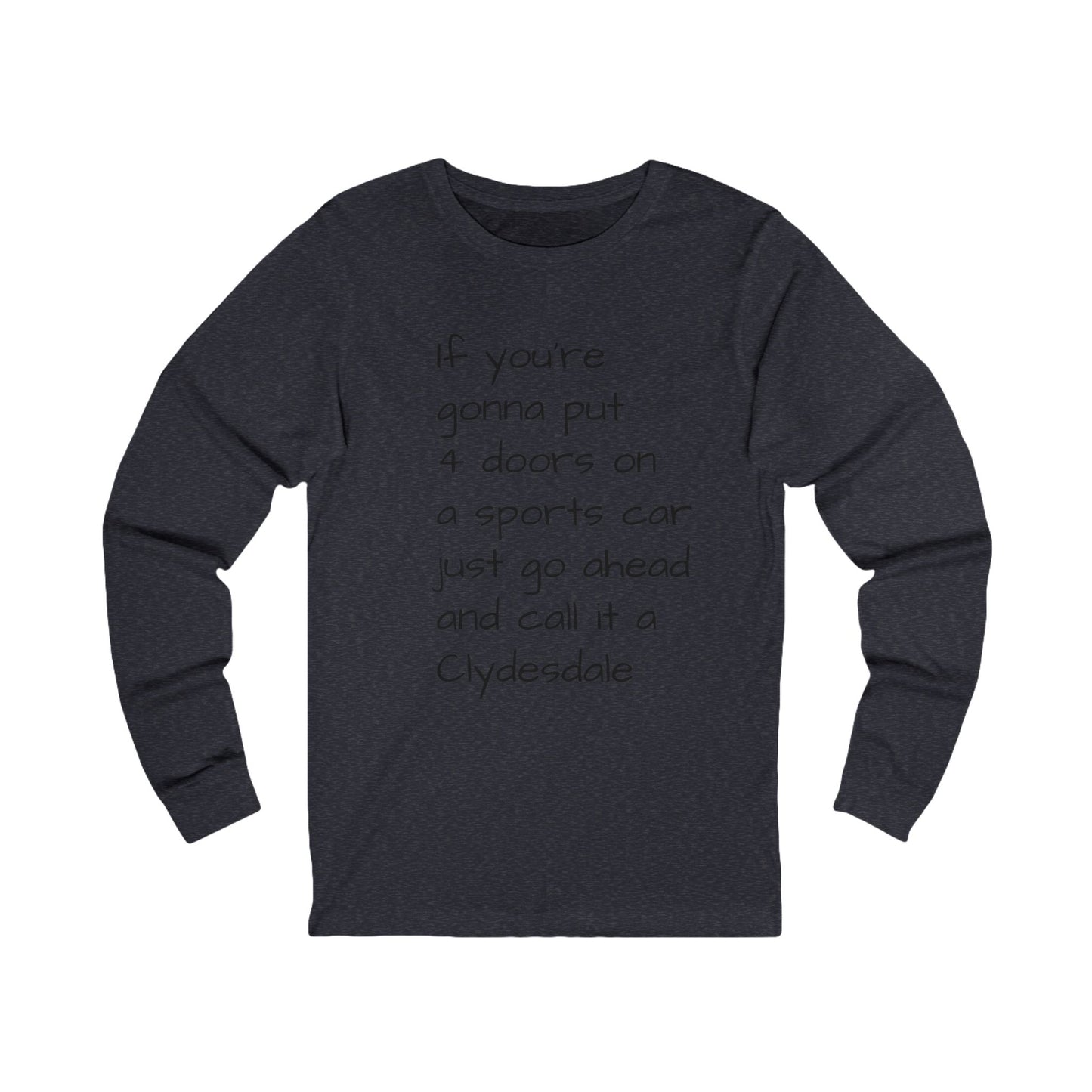 Unisex Jersey Long Sleeve Tee for vintage car owners