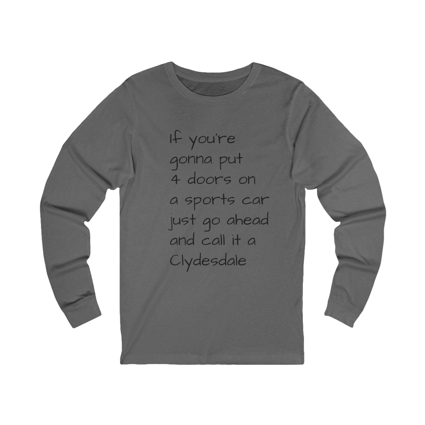 Unisex Jersey Long Sleeve Tee for vintage car owners