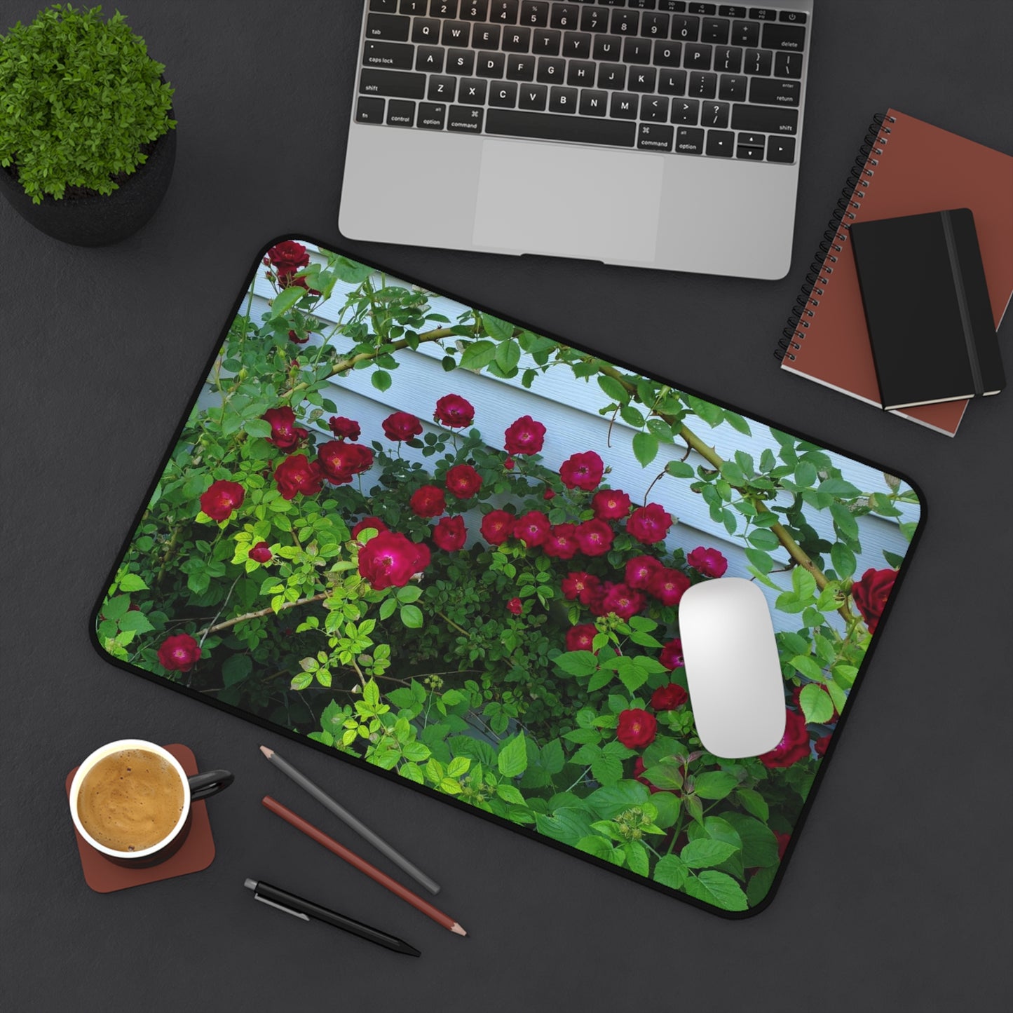 Desk mat and Roses