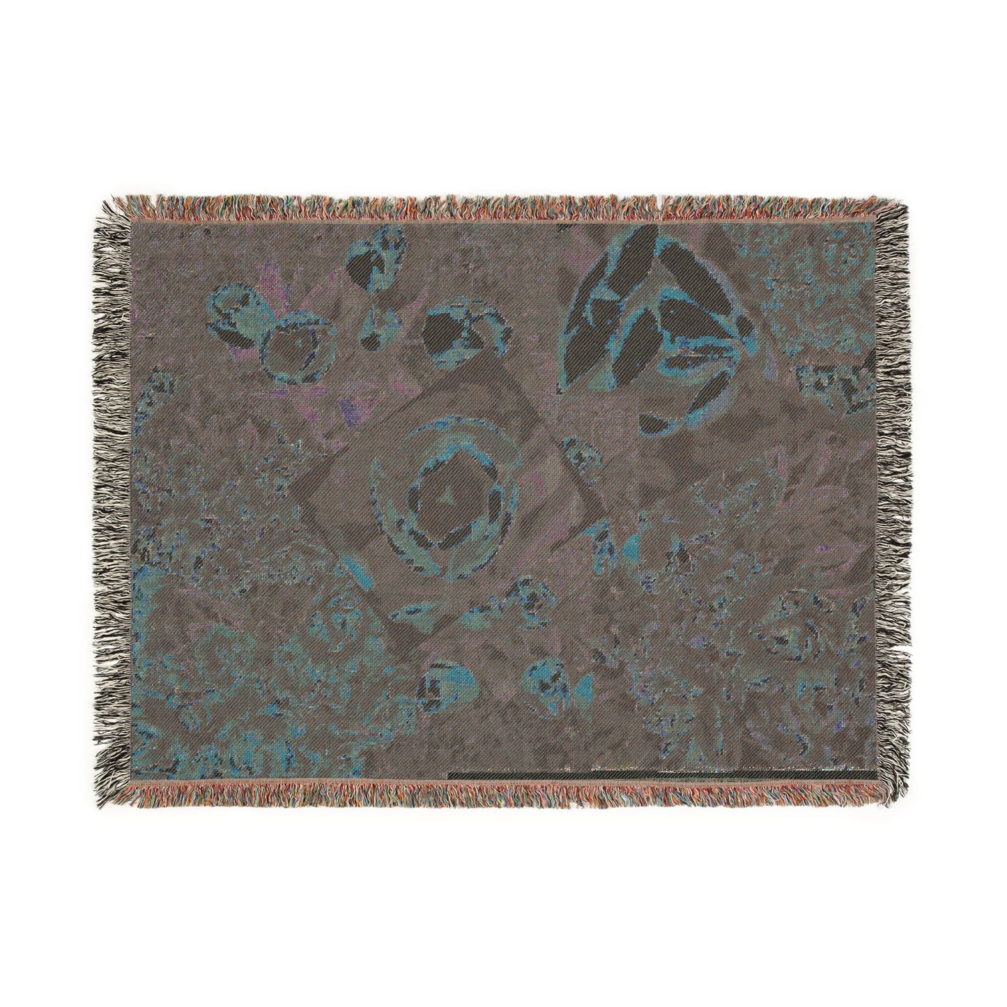 Flowers on a Woven Blanket