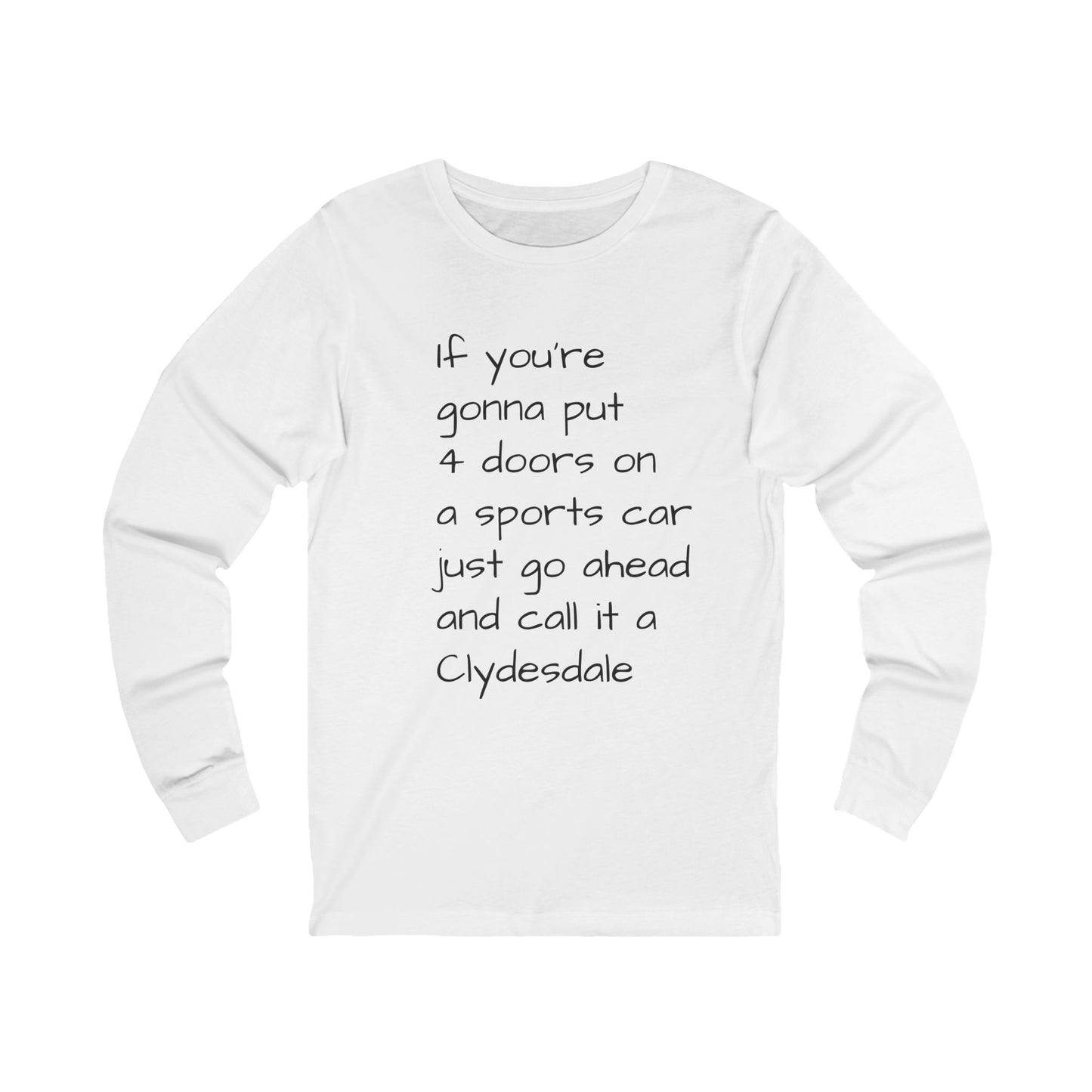 Unisex Jersey Long Sleeve Tee for vintage car owners