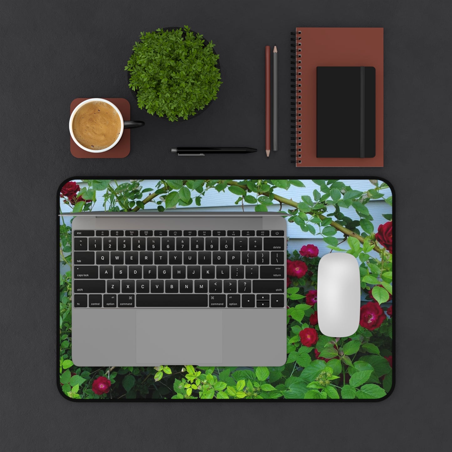 Desk mat and Roses