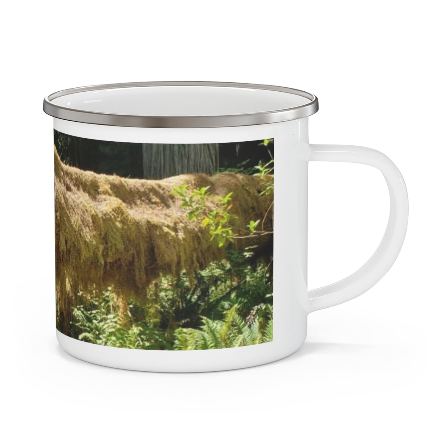Enamel Camping Mug Redwood Tree