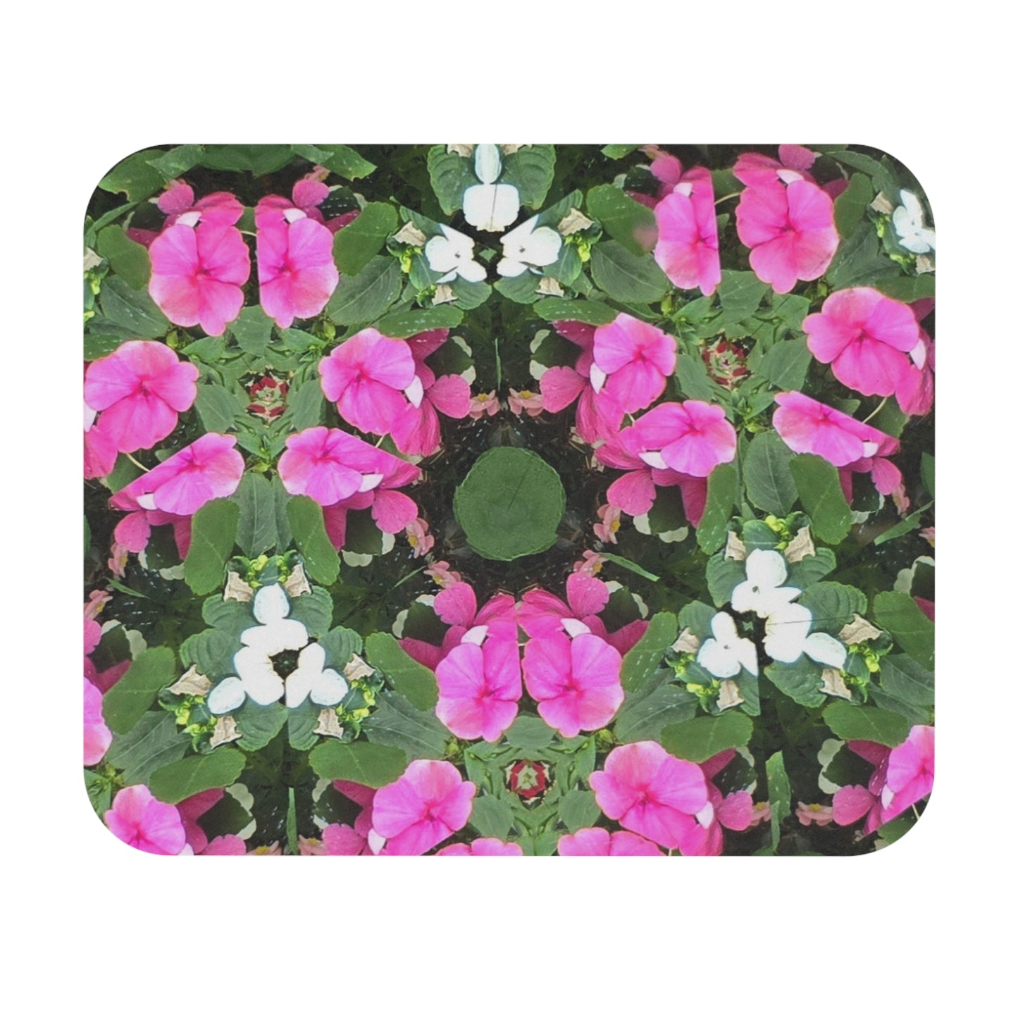 Mouse Pad Kaleidoscope Flowers